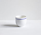 Handmade Porcelain Beaker with Grey Line