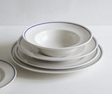 000 - Classic Cobalt Blue Line Tableware Set of 12