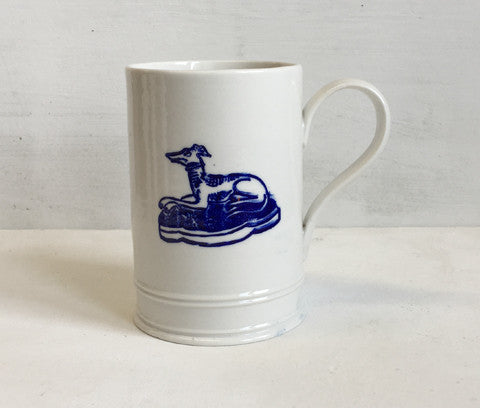 Classical Mug - Hound, Blue