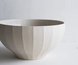 Handmade Fluted Stoneware Bowl
